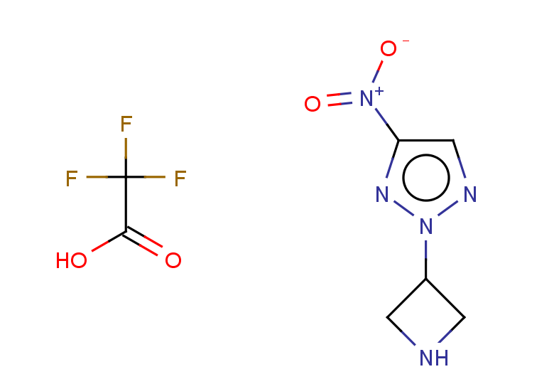 2-(azetidin-3-yl)-4-nitro-2H-1,2,3-triazole, trifluoroacetic acid