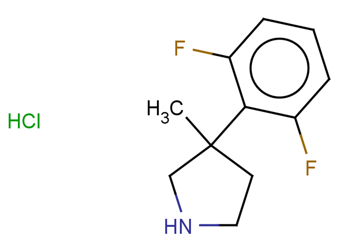 3-(2,6-difluorophenyl)-3-methylpyrrolidine hydrochloride