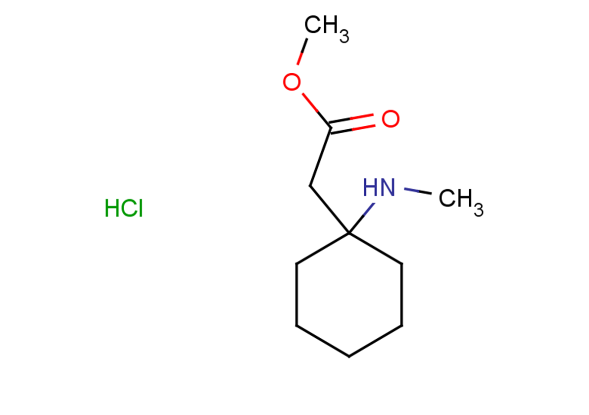 methyl 2-[1-(methylamino)cyclohexyl]acetate hydrochloride