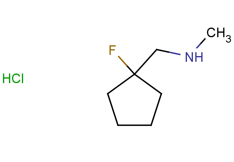 [(1-fluorocyclopentyl)methyl](methyl)amine hydrochloride