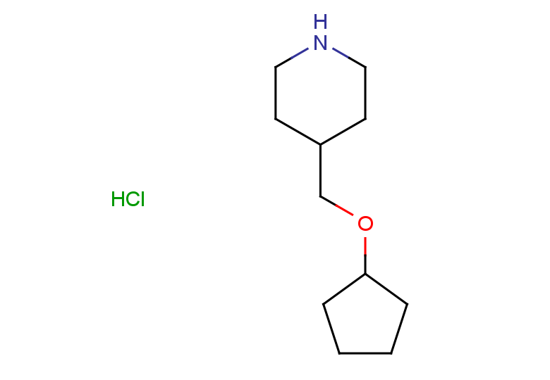4-[(cyclopentyloxy)methyl]piperidine hydrochloride