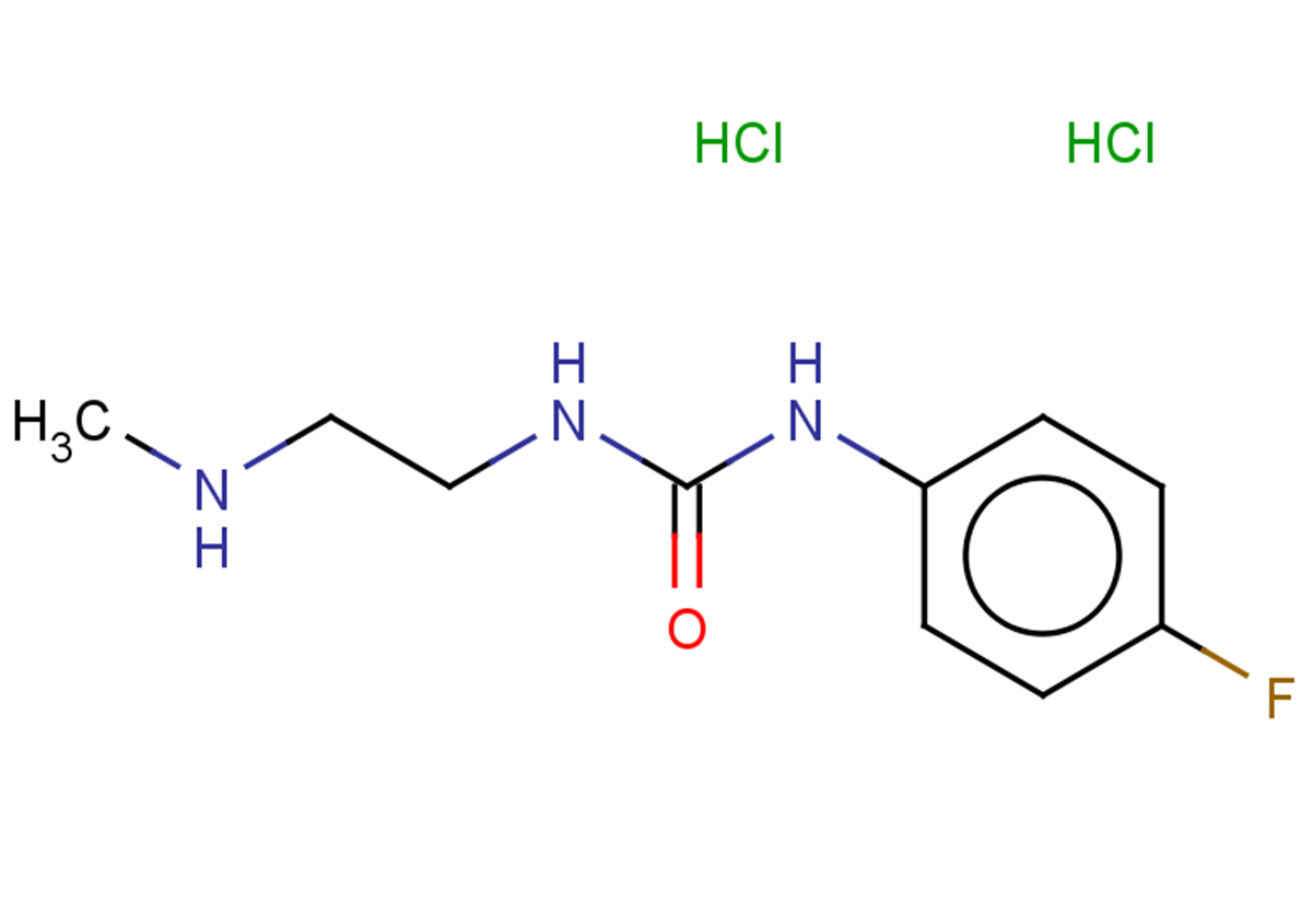 1-(4-fluorophenyl)-3-[2-(methylamino)ethyl]urea dihydrochloride