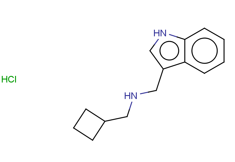 (cyclobutylmethyl)[(1H-indol-3-yl)methyl]amine hydrochloride