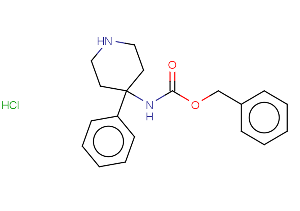 benzyl N-(4-phenylpiperidin-4-yl)carbamate hydrochloride