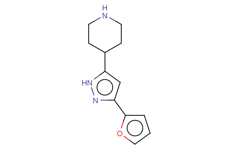 4-[3-(furan-2-yl)-1H-pyrazol-5-yl]piperidine