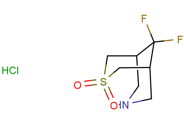 9,9-difluoro-3lambda6-thia-7-azabicyclo[3.3.1]nonane-3,3-dione hydrochloride