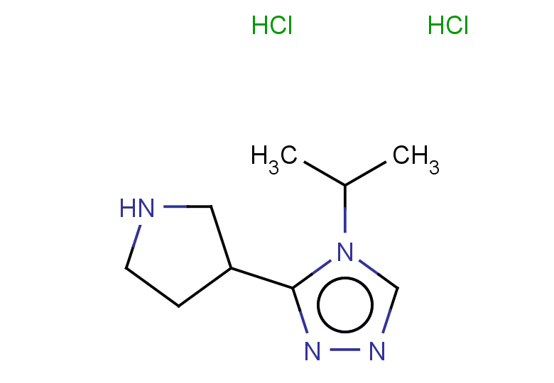4-(propan-2-yl)-3-(pyrrolidin-3-yl)-4H-1,2,4-triazole dihydrochloride