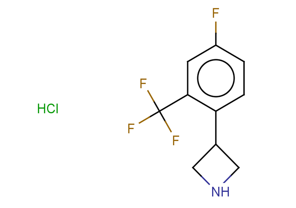 3-[4-fluoro-2-(trifluoromethyl)phenyl]azetidine hydrochloride