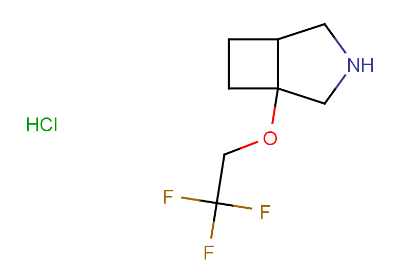 1-(2,2,2-trifluoroethoxy)-3-azabicyclo[3.2.0]heptane hydrochloride