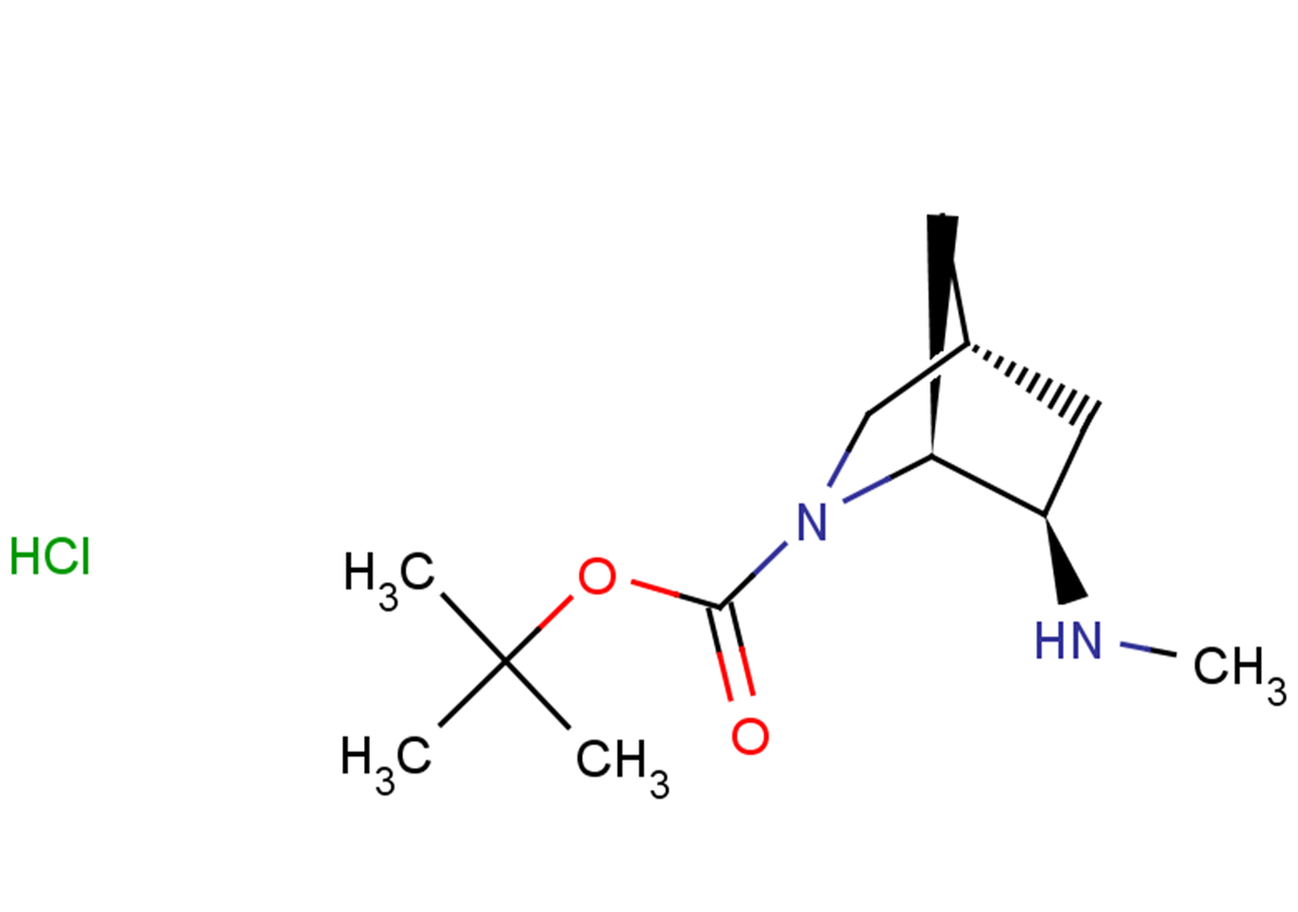 rac-tert-butyl (1R,4R,6S)-6-(methylamino)-2-azabicyclo[2.2.1]heptane-2-carboxylate hydrochloride, endo