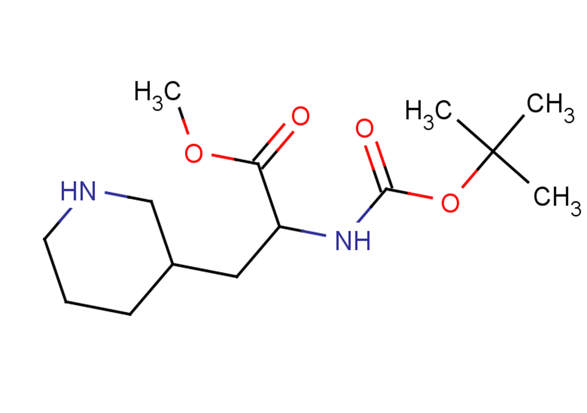 methyl 2-{[(tert-butoxy)carbonyl]amino}-3-(piperidin-3-yl)propanoate