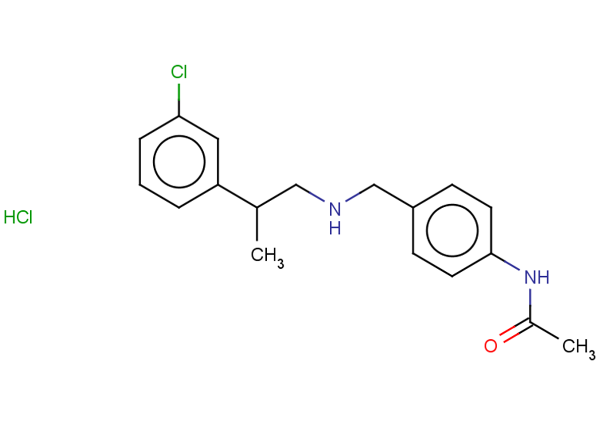 N-[4-({[2-(3-chlorophenyl)propyl]amino}methyl)phenyl]acetamide hydrochloride