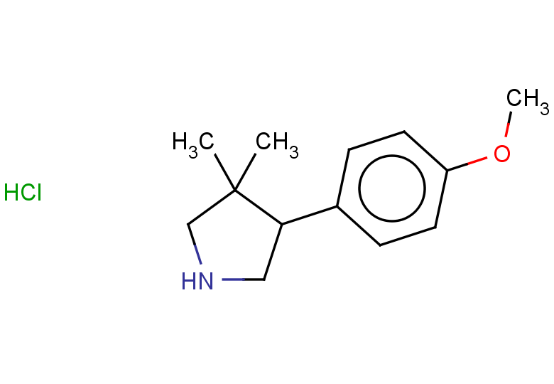 4-(4-methoxyphenyl)-3,3-dimethylpyrrolidine hydrochloride