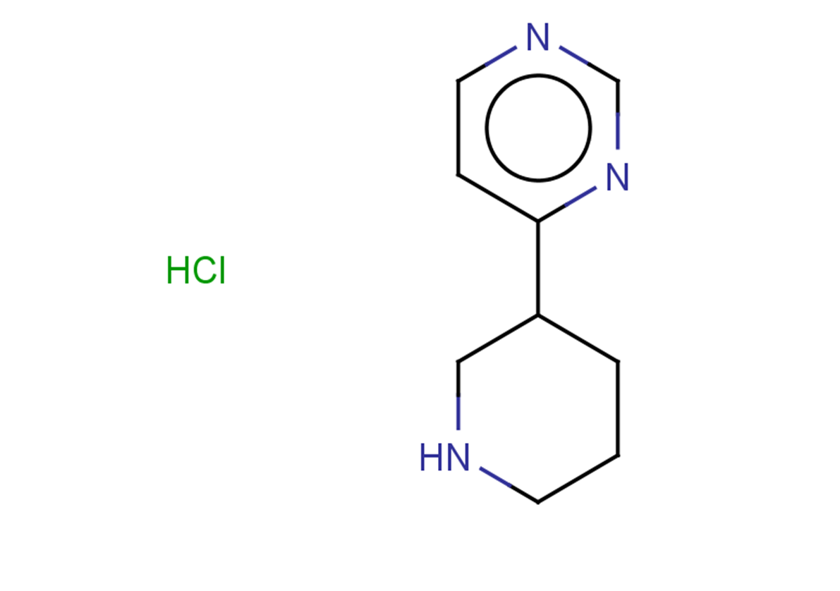 4-(piperidin-3-yl)pyrimidine hydrochloride