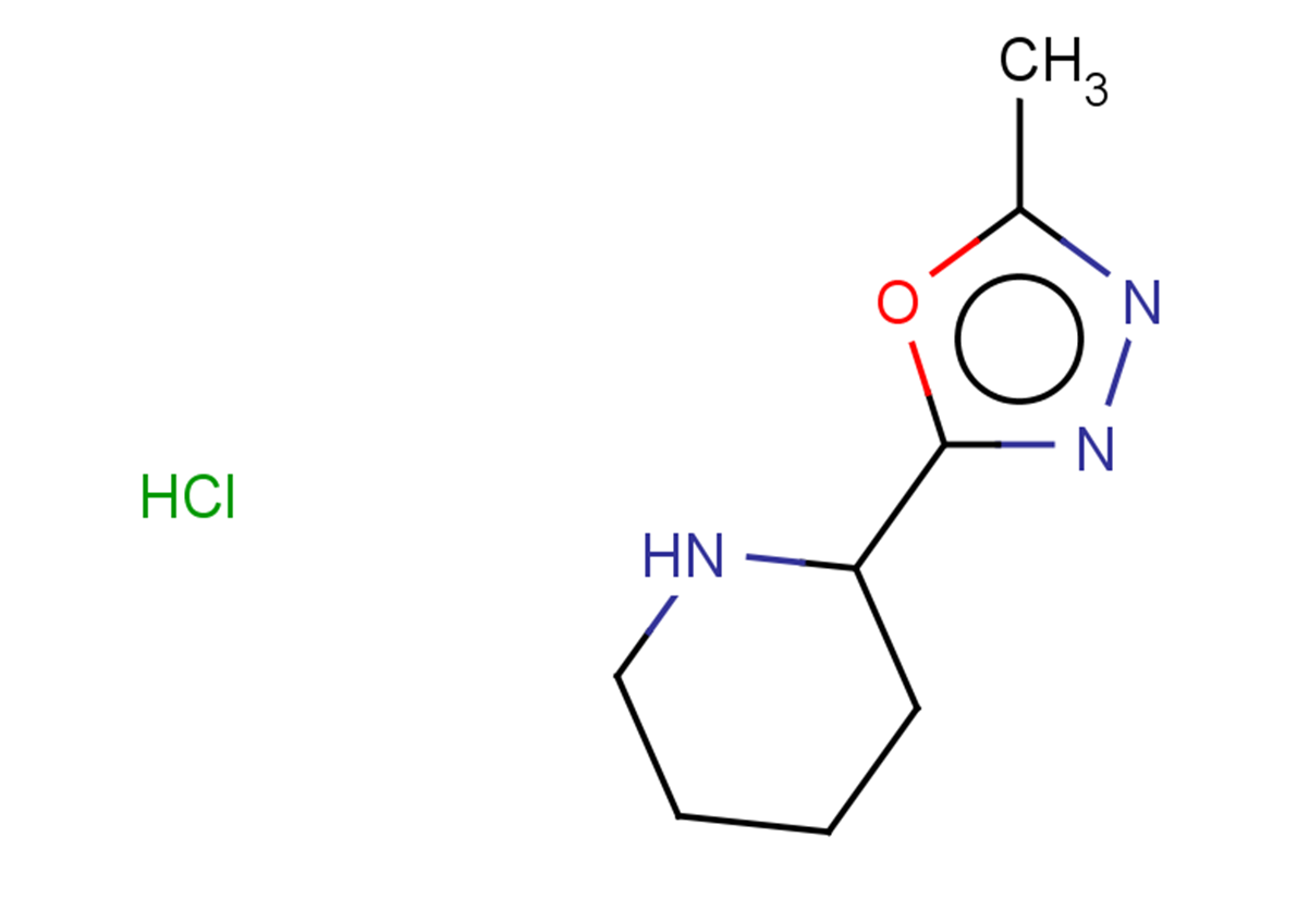 2-(5-methyl-1,3,4-oxadiazol-2-yl)piperidine hydrochloride