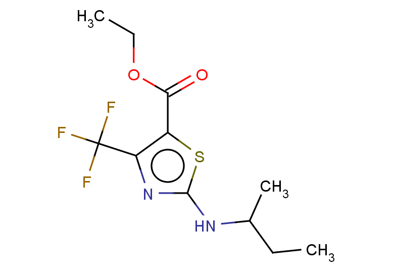 ethyl 2-[(butan-2-yl)amino]-4-(trifluoromethyl)-1,3-thiazole-5-carboxylate