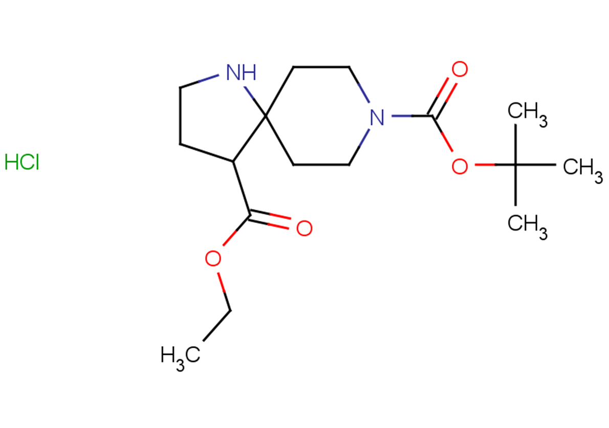 8-tert-butyl 4-ethyl 1,8-diazaspiro[4.5]decane-4,8-dicarboxylate hydrochloride