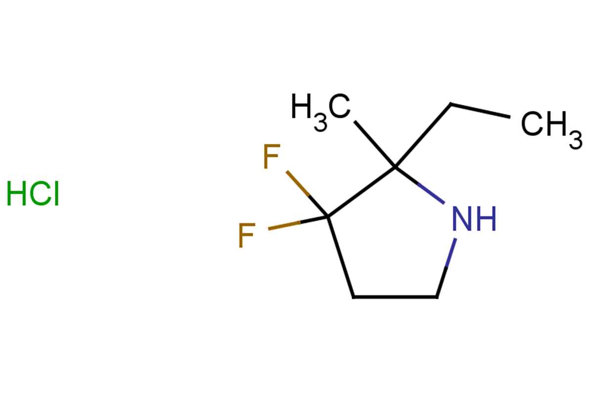 2-ethyl-3,3-difluoro-2-methylpyrrolidine hydrochloride