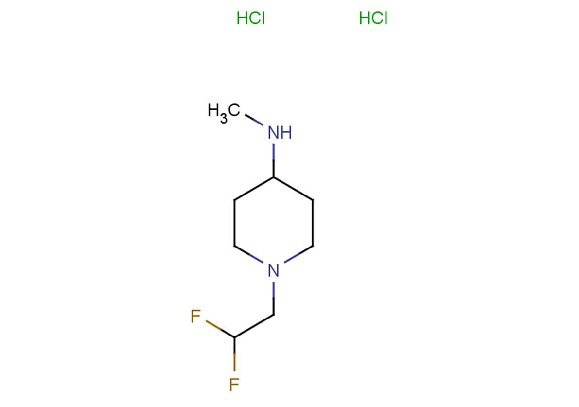 1-(2,2-difluoroethyl)-N-methylpiperidin-4-amine dihydrochloride