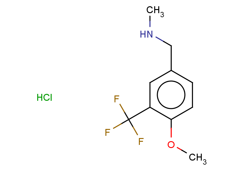 {[4-methoxy-3-(trifluoromethyl)phenyl]methyl}(methyl)amine hydrochloride