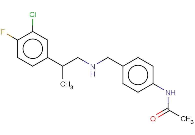 N-[4-({[2-(3-chloro-4-fluorophenyl)propyl]amino}methyl)phenyl]acetamide