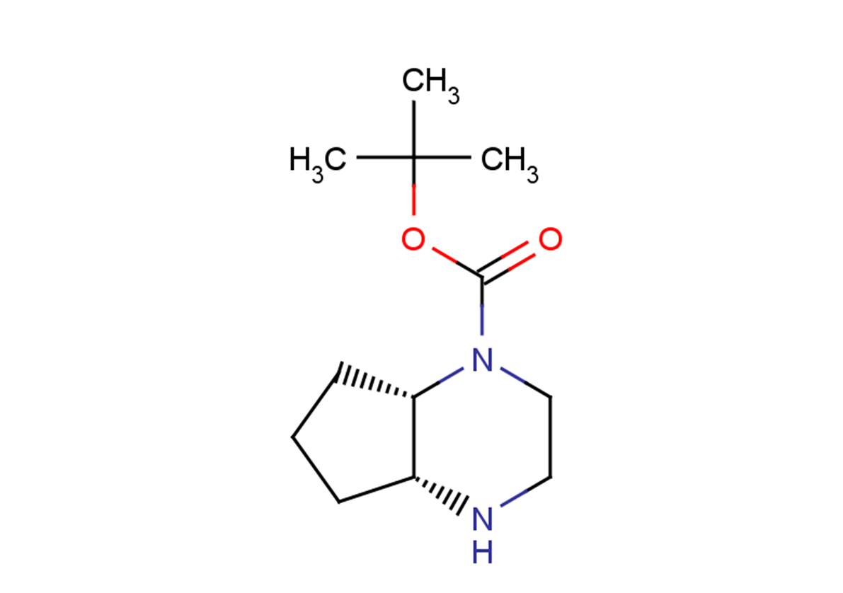 rac-tert-butyl (4aR,7aS)-octahydro-1H-cyclopenta[b]pyrazine-1-carboxylate, cis