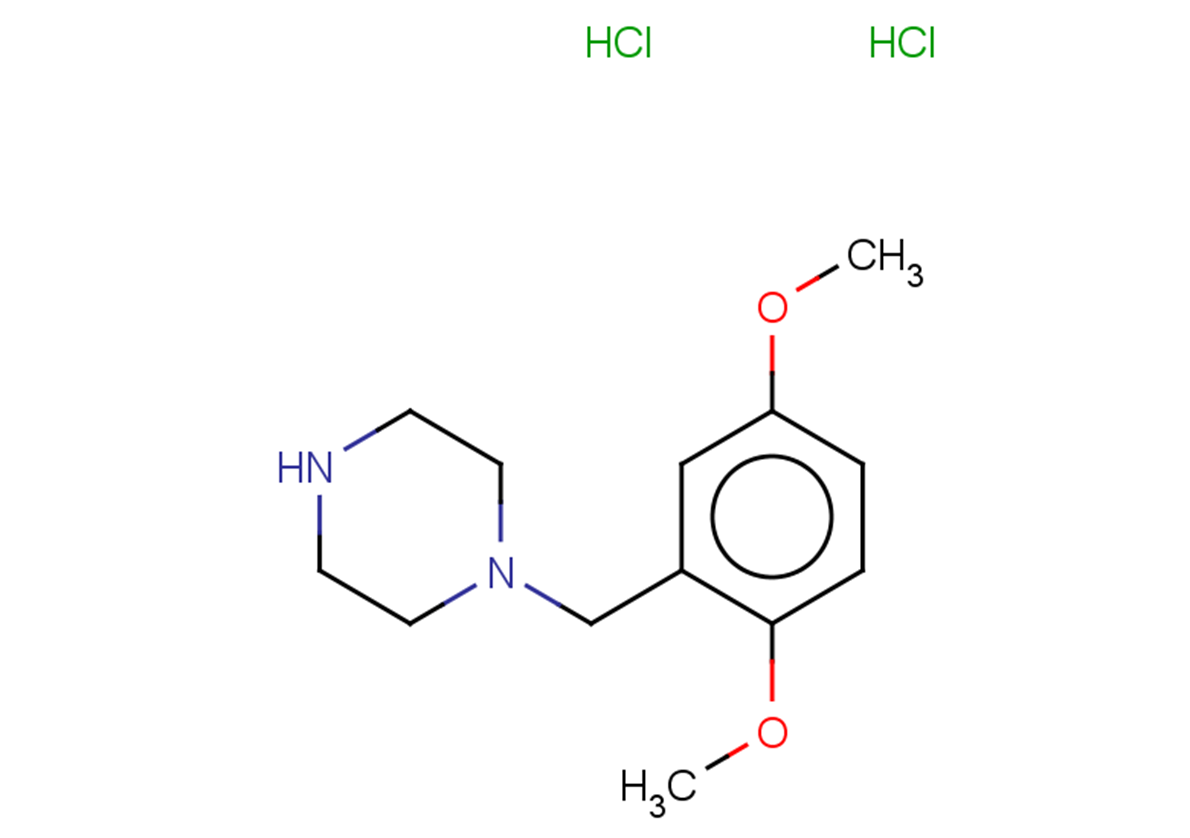 1-[(2,5-dimethoxyphenyl)methyl]piperazine dihydrochloride