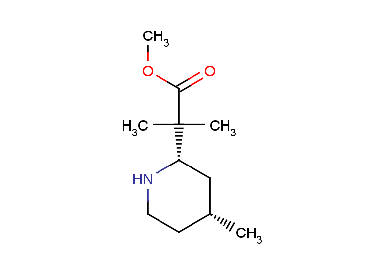 rac-methyl 2-methyl-2-[(2R,4S)-4-methylpiperidin-2-yl]propanoate