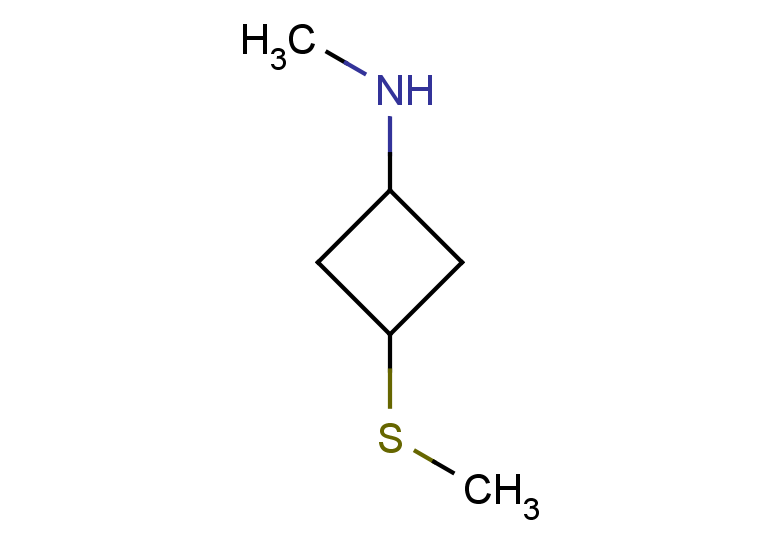 N-methyl-3-(methylsulfanyl)cyclobutan-1-amine, Mixture of diastereomers