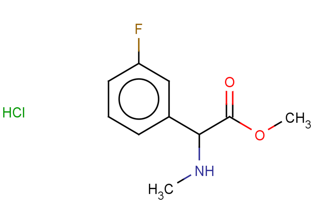 methyl 2-(3-fluorophenyl)-2-(methylamino)acetate hydrochloride