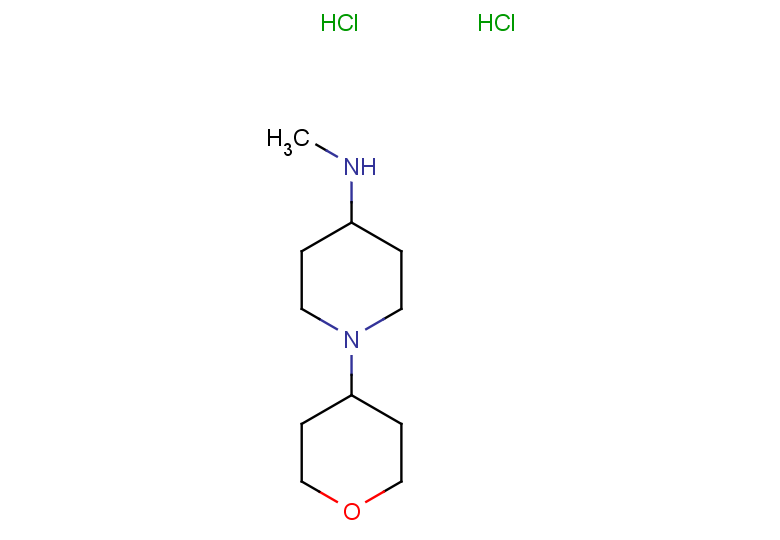N-methyl-1-(oxan-4-yl)piperidin-4-amine dihydrochloride