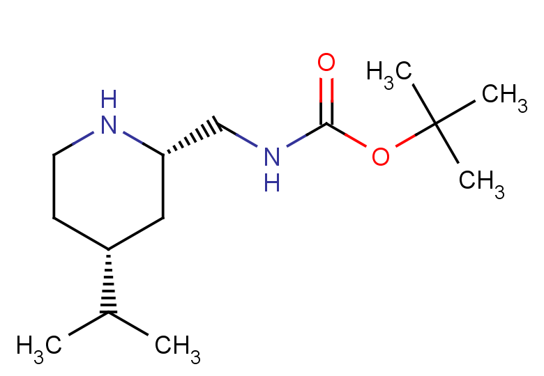 rac-tert-butyl N-{[(2R,4S)-4-(propan-2-yl)piperidin-2-yl]methyl}carbamate, cis
