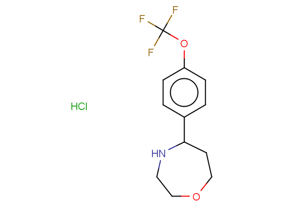 5-[4-(trifluoromethoxy)phenyl]-1,4-oxazepane hydrochloride