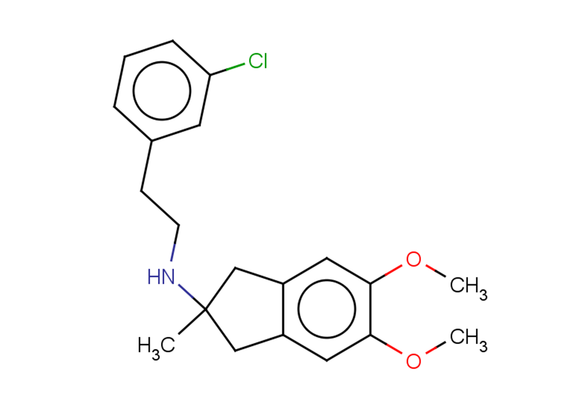 N-[2-(3-chlorophenyl)ethyl]-5,6-dimethoxy-2-methyl-2,3-dihydro-1H-inden-2-amine