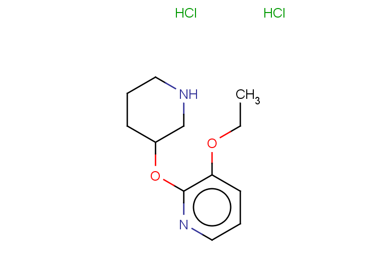 3-ethoxy-2-(piperidin-3-yloxy)pyridine dihydrochloride