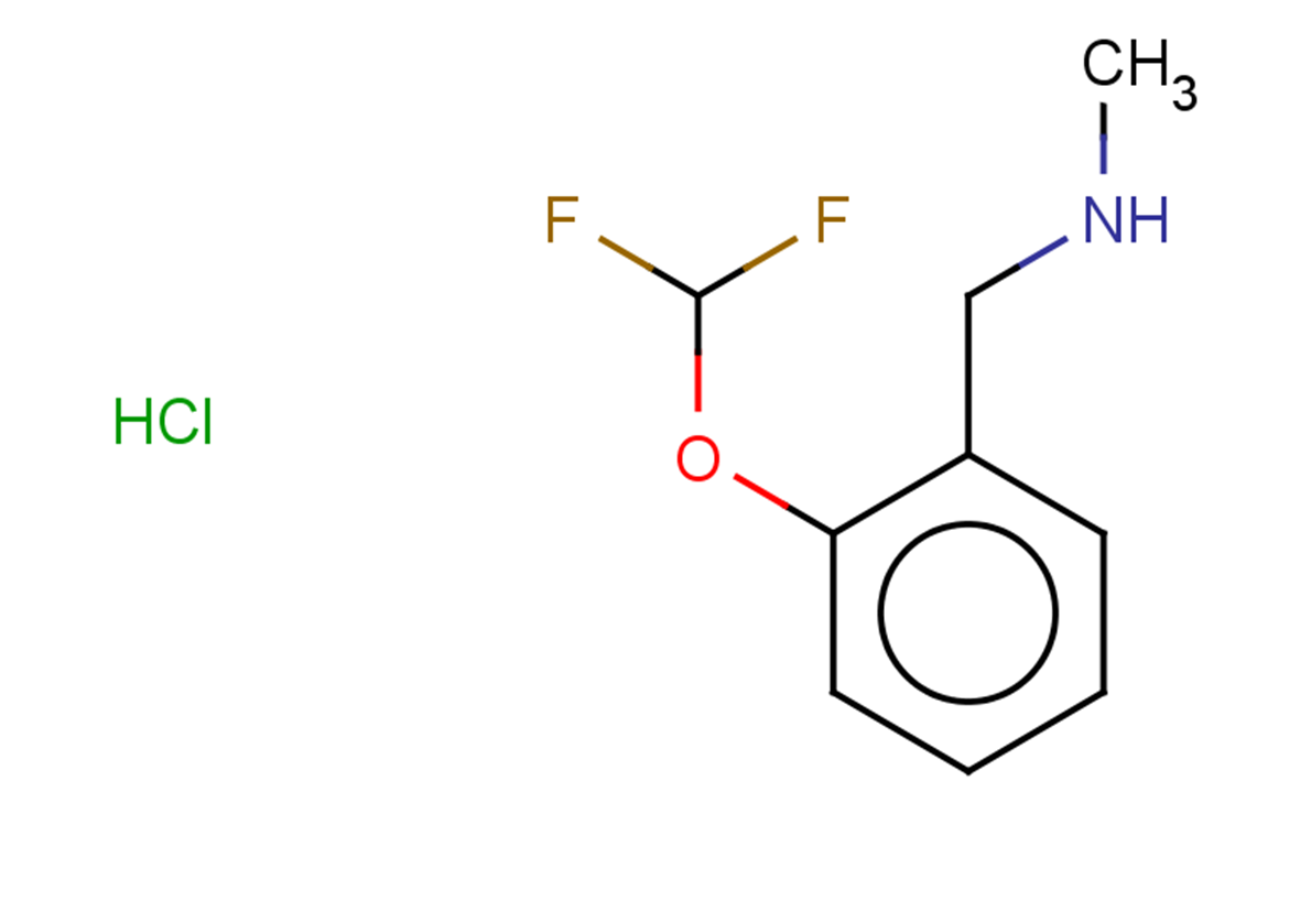 {[2-(difluoromethoxy)phenyl]methyl}(methyl)amine hydrochloride