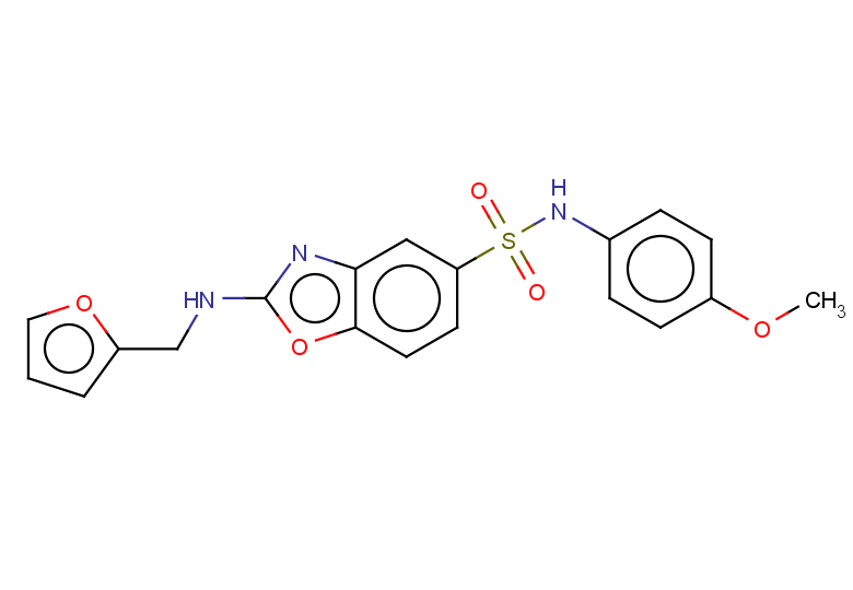 2-{[(furan-2-yl)methyl]amino}-N-(4-methoxyphenyl)-1,3-benzoxazole-5-sulfonamide
