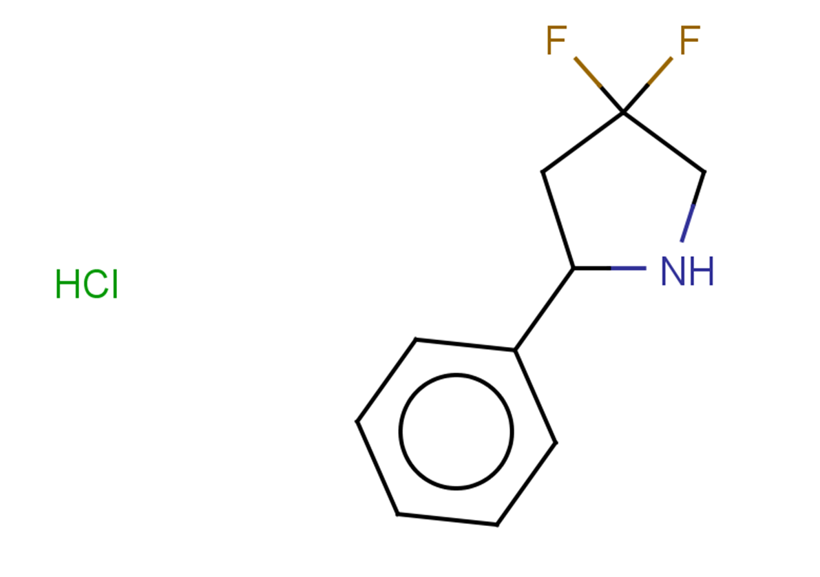 4,4-difluoro-2-phenylpyrrolidine hydrochloride