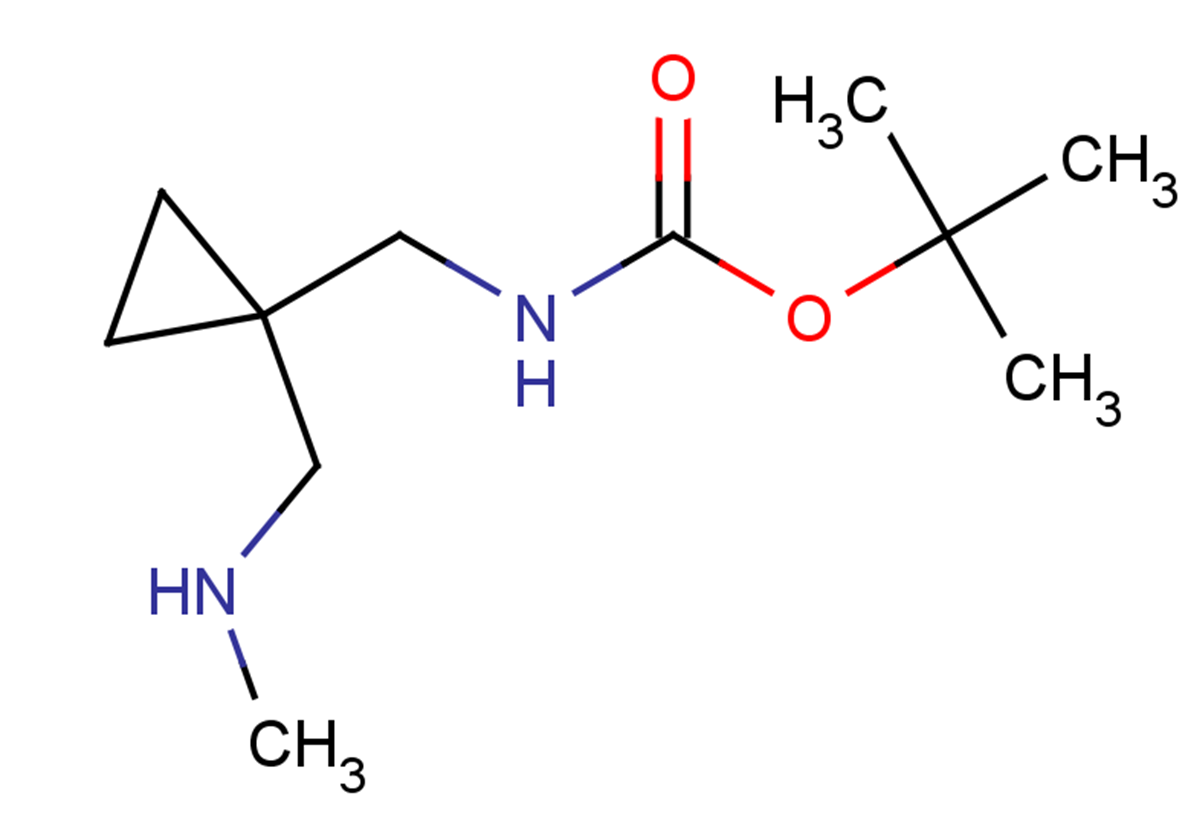 tert-butyl N-({1-[(methylamino)methyl]cyclopropyl}methyl)carbamate