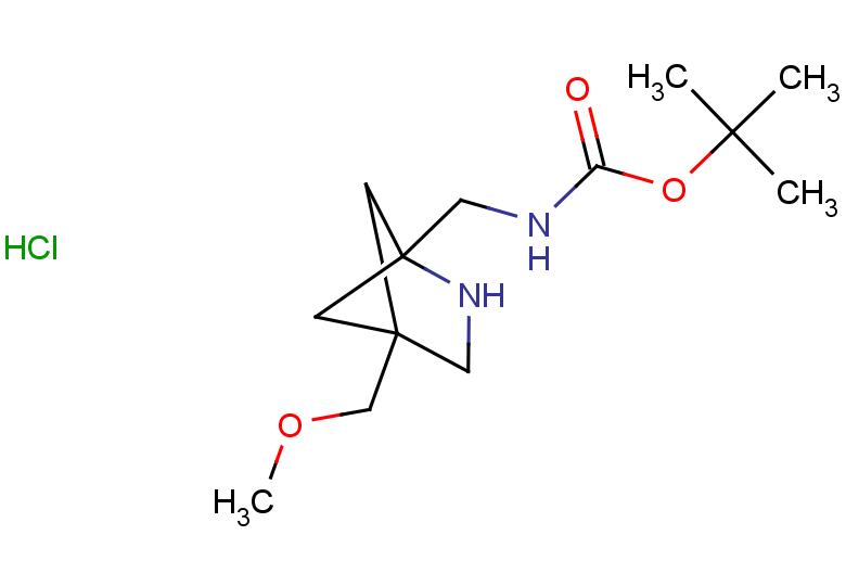 tert-butyl N-{[4-(methoxymethyl)-2-azabicyclo[2.1.1]hexan-1-yl]methyl}carbamate hydrochloride