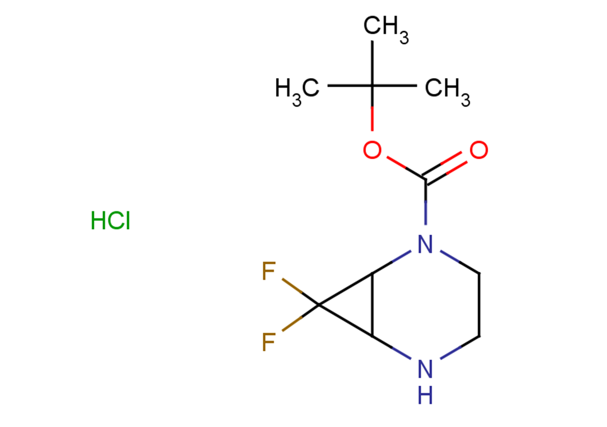 tert-butyl 7,7-difluoro-2,5-diazabicyclo[4.1.0]heptane-2-carboxylate hydrochloride
