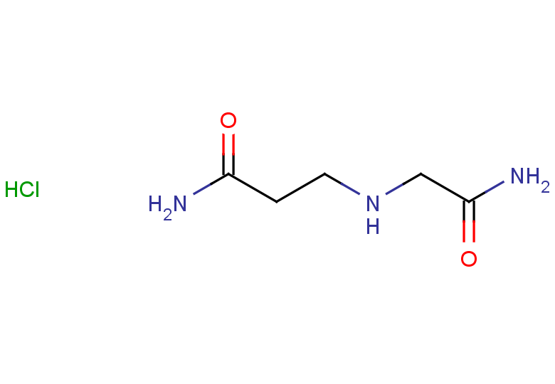 3-[(carbamoylmethyl)amino]propanamide hydrochloride