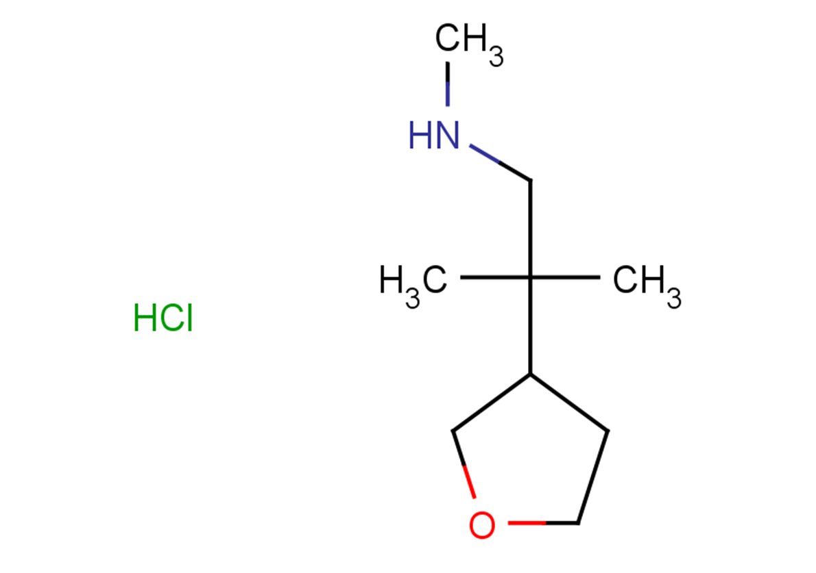 methyl[2-methyl-2-(oxolan-3-yl)propyl]amine hydrochloride
