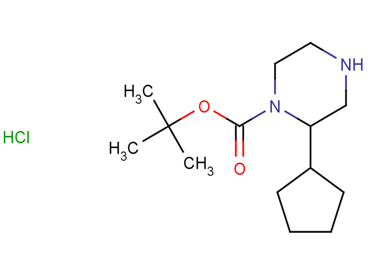 tert-butyl 2-cyclopentylpiperazine-1-carboxylate hydrochloride