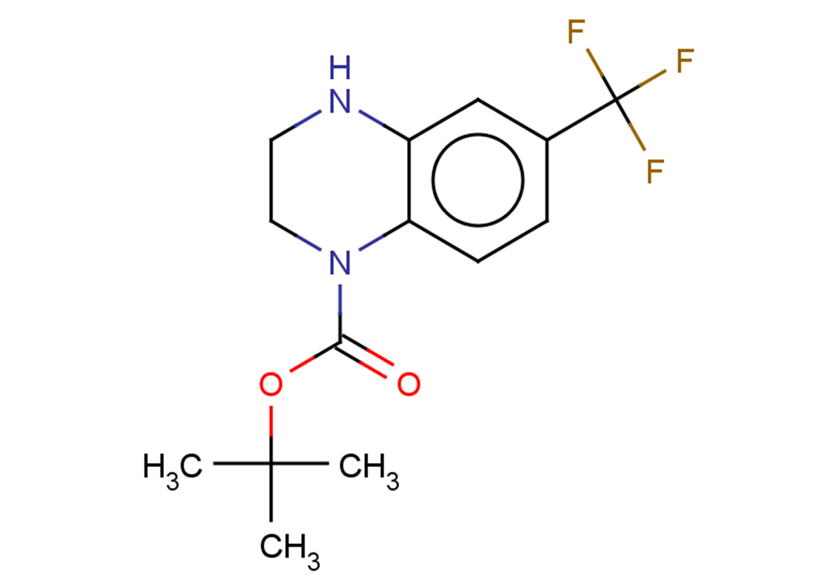 tert-butyl 6-(trifluoromethyl)-1,2,3,4-tetrahydroquinoxaline-1-carboxylate