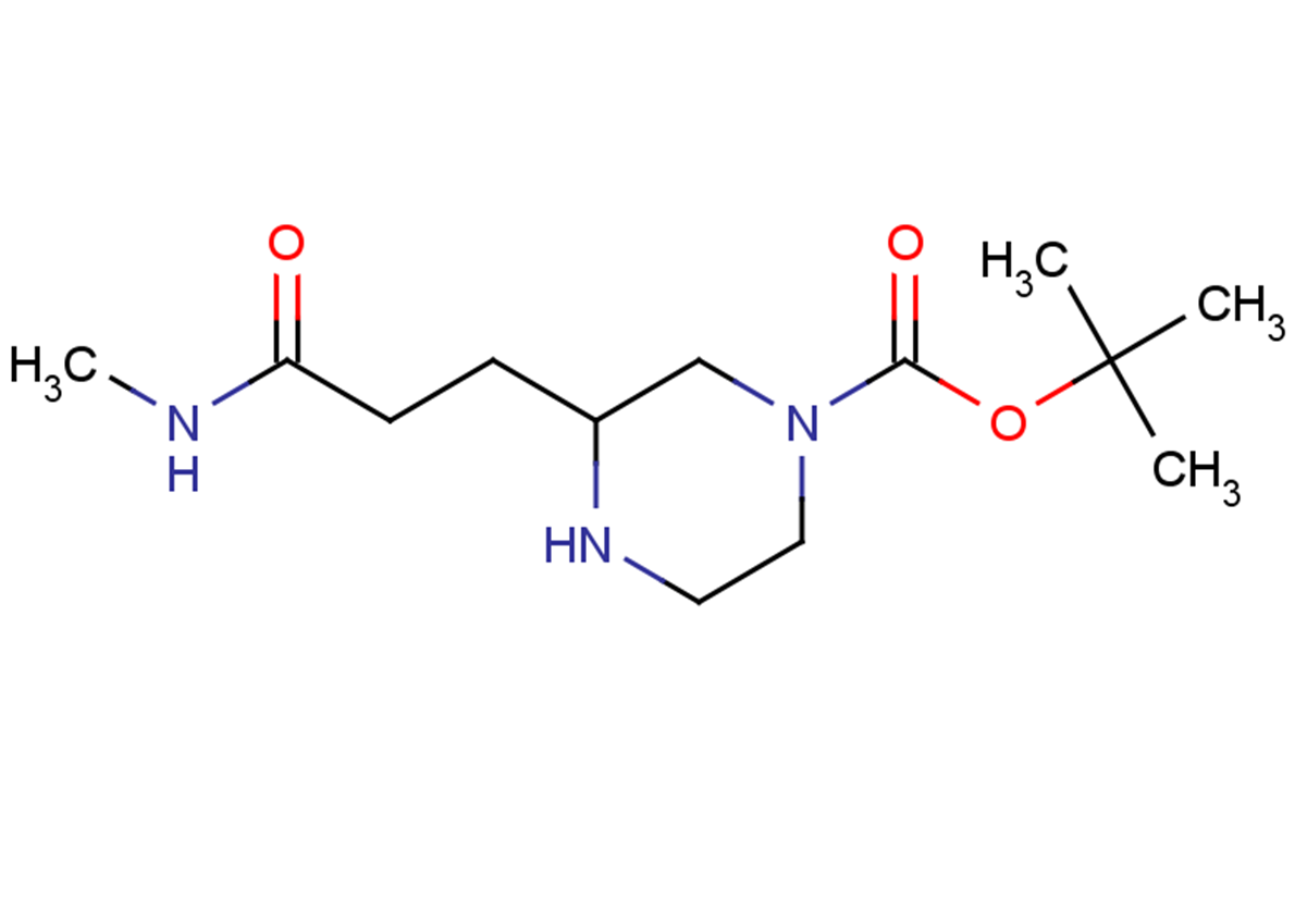 tert-butyl 3-[2-(methylcarbamoyl)ethyl]piperazine-1-carboxylate