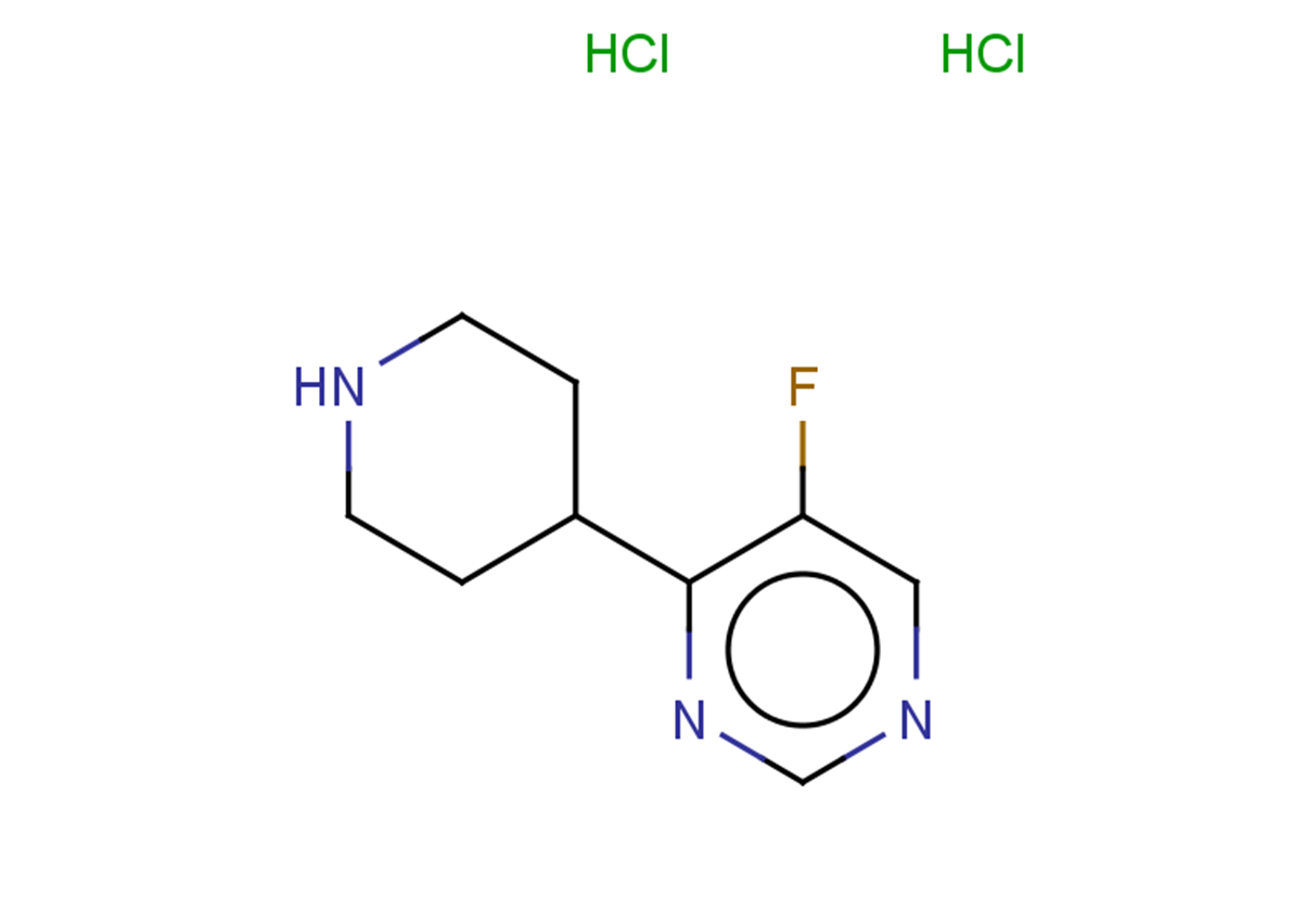 5-fluoro-4-(piperidin-4-yl)pyrimidine dihydrochloride