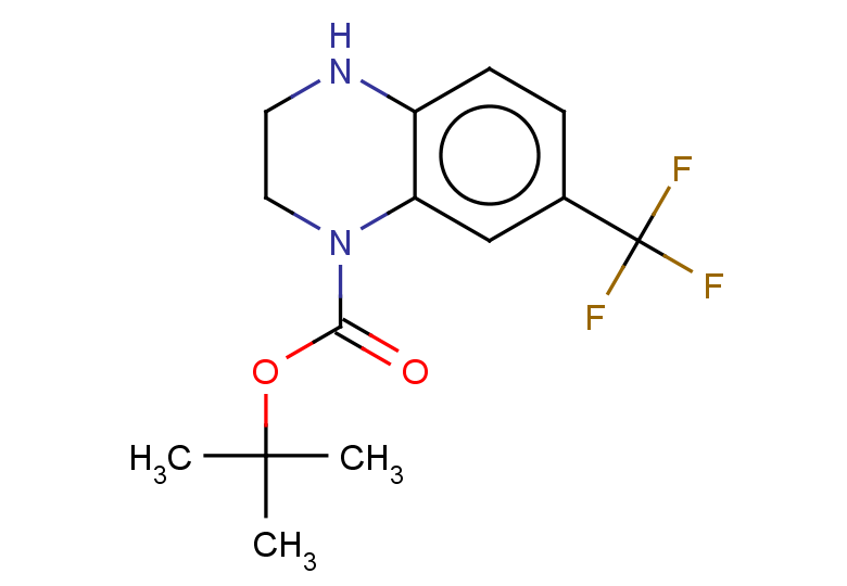 tert-butyl 7-(trifluoromethyl)-1,2,3,4-tetrahydroquinoxaline-1-carboxylate