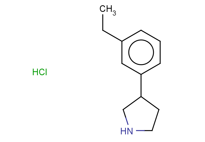 3-(3-ethylphenyl)pyrrolidine hydrochloride