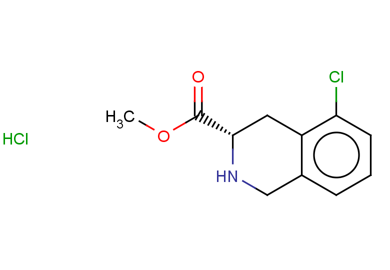 methyl (3S)-5-chloro-1,2,3,4-tetrahydroisoquinoline-3-carboxylate hydrochloride